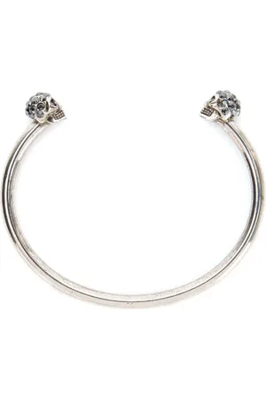Alexander McQueen Pulsera con detalle de calaveras