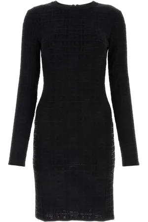Givenchy Vestido manga larga con motivo 4G en jacquard