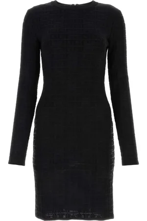 Givenchy Vestido manga larga con motivo 4G en jacquard