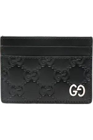 Gucci Tarjetero con placa GG