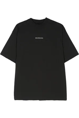 Balenciaga Playera con logo y apliques