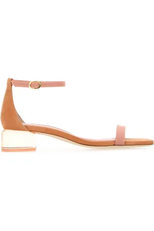 Stuart Weitzman Sandalias Lucite NudistCurve con tacón de 35mm