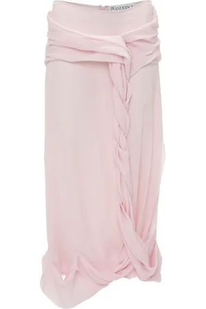 J.W.Anderson Falda midi con diseño drapeado
