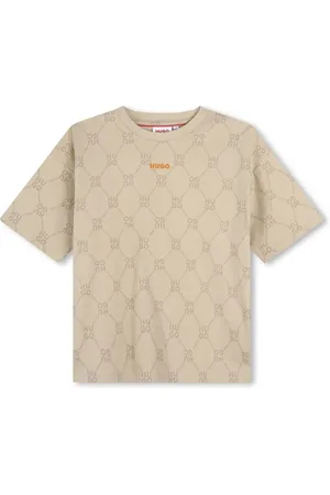 HUGO BOSS Playera con monograma estampado