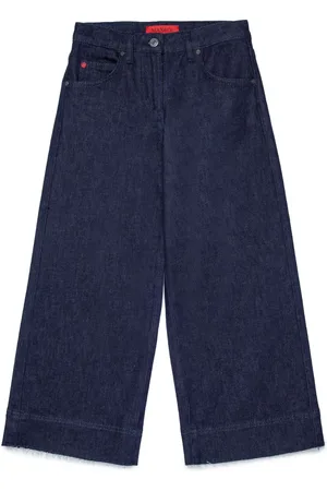 MAX&Co. Kids Jeans capri con diseño ancho