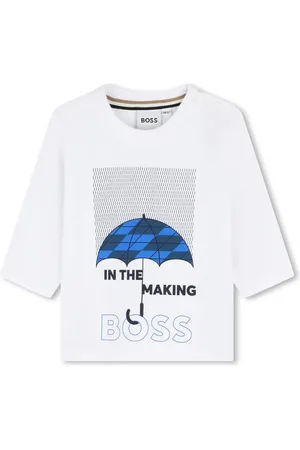 HUGO BOSS Playera con logo estampado