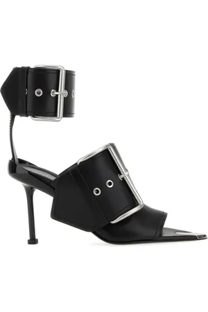Alexander McQueen Sandalias Slash con tacón de 90mm