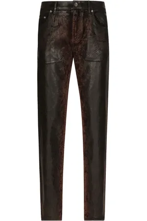 Dolce & Gabbana Jeans tapered revestidos
