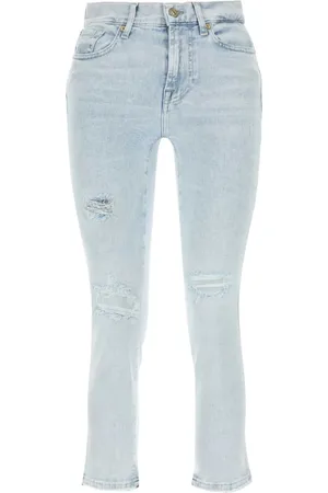 7 for all Mankind Jeans capri con diseño recto