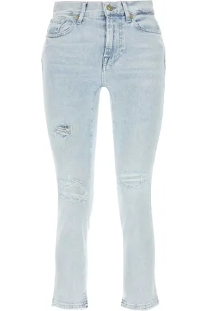 7 for all Mankind Jeans capri con diseño recto