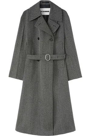 Jil Sander Abrigo con cinturón