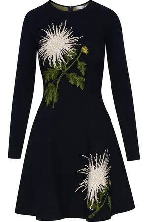 Oscar de la Renta Vestido Chrysanthemum