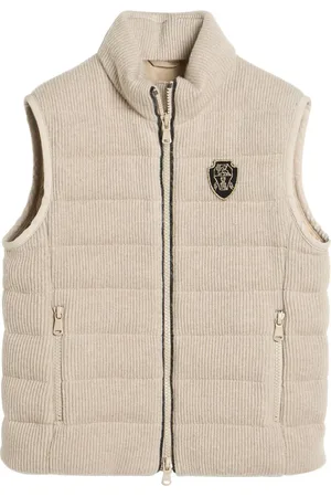 Brunello Cucinelli Chaleco con aplique del logo