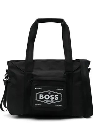 HUGO BOSS Pañalera con parche del logo