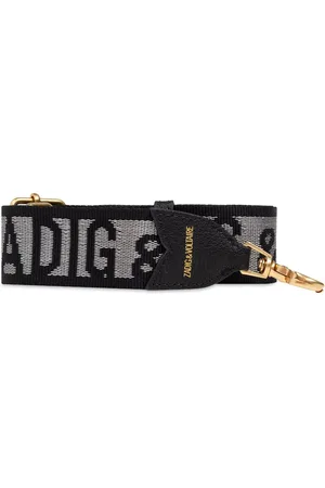 Zadig & Voltaire Correa de hombro para bolsa con logo en jacquard