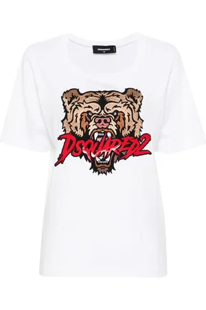 Dsquared2 Playera con logo estampado