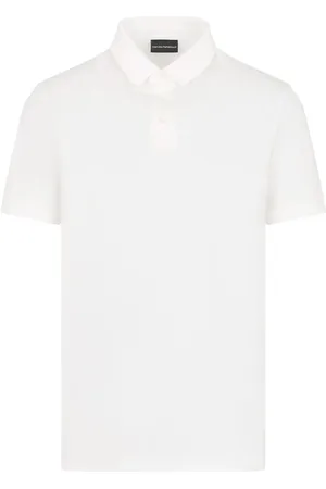 Emporio Armani Playera tipo polo con logo bordado