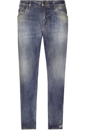 Dolce & Gabbana Jeans tapered con efecto envejecido