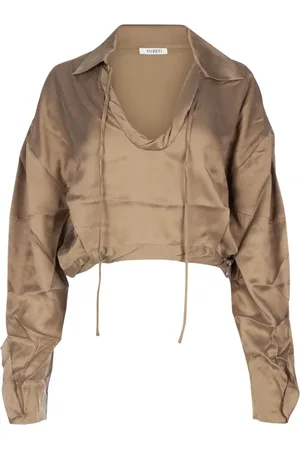 Yuzefi Blusa con cuello italiano