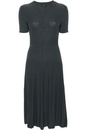 Joseph Vestido midi tejido de canalé