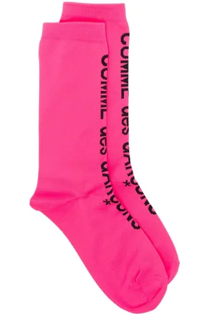 Comme des Garçons Calcetines con logo en intarsia