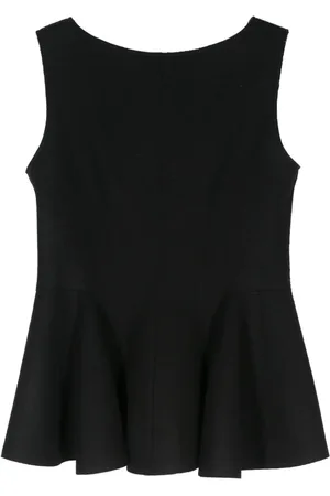Lanvin Top con cuello redondo