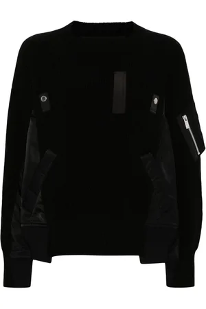 SACAI Suéter con paneles
