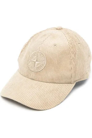 Stone Island Gorra de pana con motivo Compass