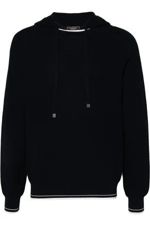 PESERICO SIGN Hoodie con bordes a rayas