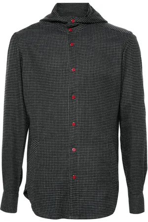 Kiton Hoodie a cuadros