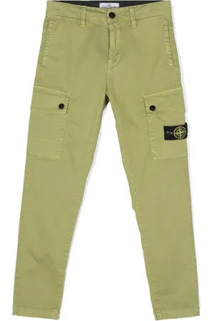 Stone Island Pants cargo con motivo Compass