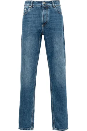 Brunello Cucinelli Jeans con logo bordado