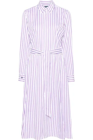 Ralph Lauren Vestido camisero con logo bordado