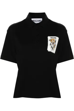 Moschino Playera tipo polo con motivo Teddy Bear