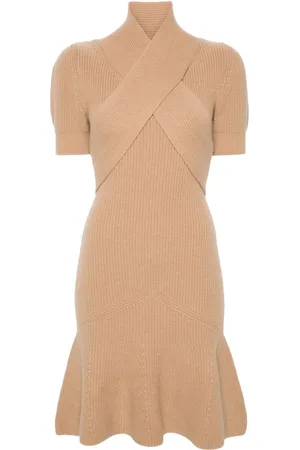 Patou Vestido corto con diseño cruzado