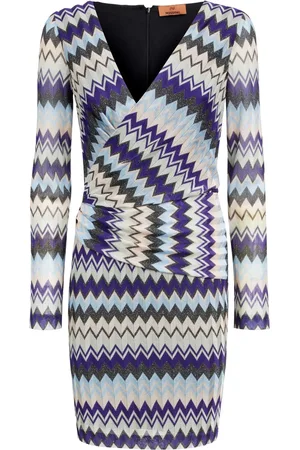 Missoni Vestido corto con motivo en zigzag