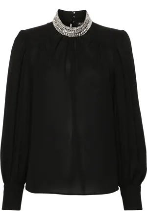 Liu Jo Blusa de georgette con detalles de strass