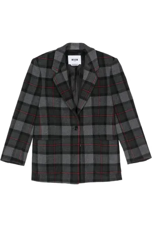 Msgm Blazer a cuadros