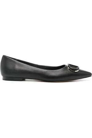 Twin-Set Flats con placa del logo