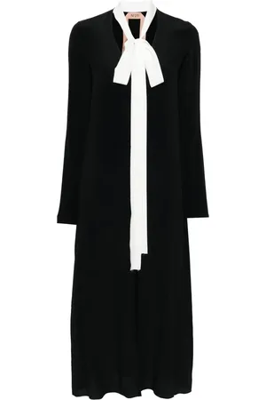 Nº21 Vestido midi manga larga