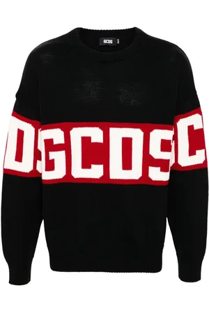 GCDS Suéter con banda del logo