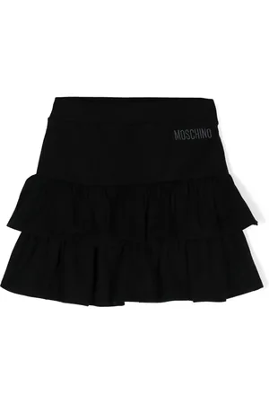 Moschino Falda con logo bordado