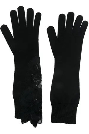 ERMANNO SCERVINO Guantes con aplique floral