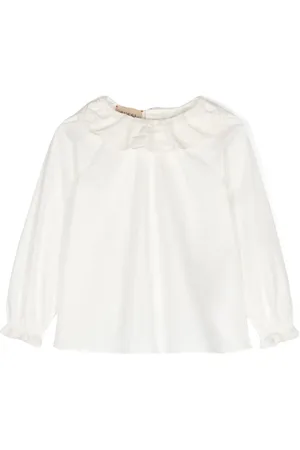 Gucci Blusa con detalle festoneado