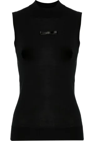 Givenchy Top tejido con moño 4G