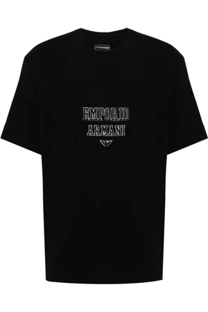 Emporio Armani Playera con logo bordado