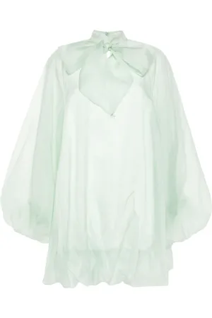 GENNY Vestido corto de seda