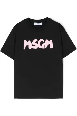 Msgm Playera con logo estampado