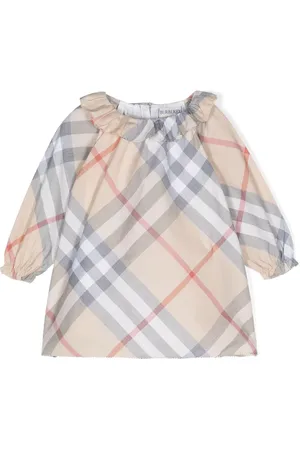 Burberry Set de vestido con motivo de cuadros