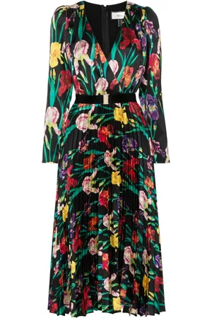 NISSA Vestido midi con estampado floral
